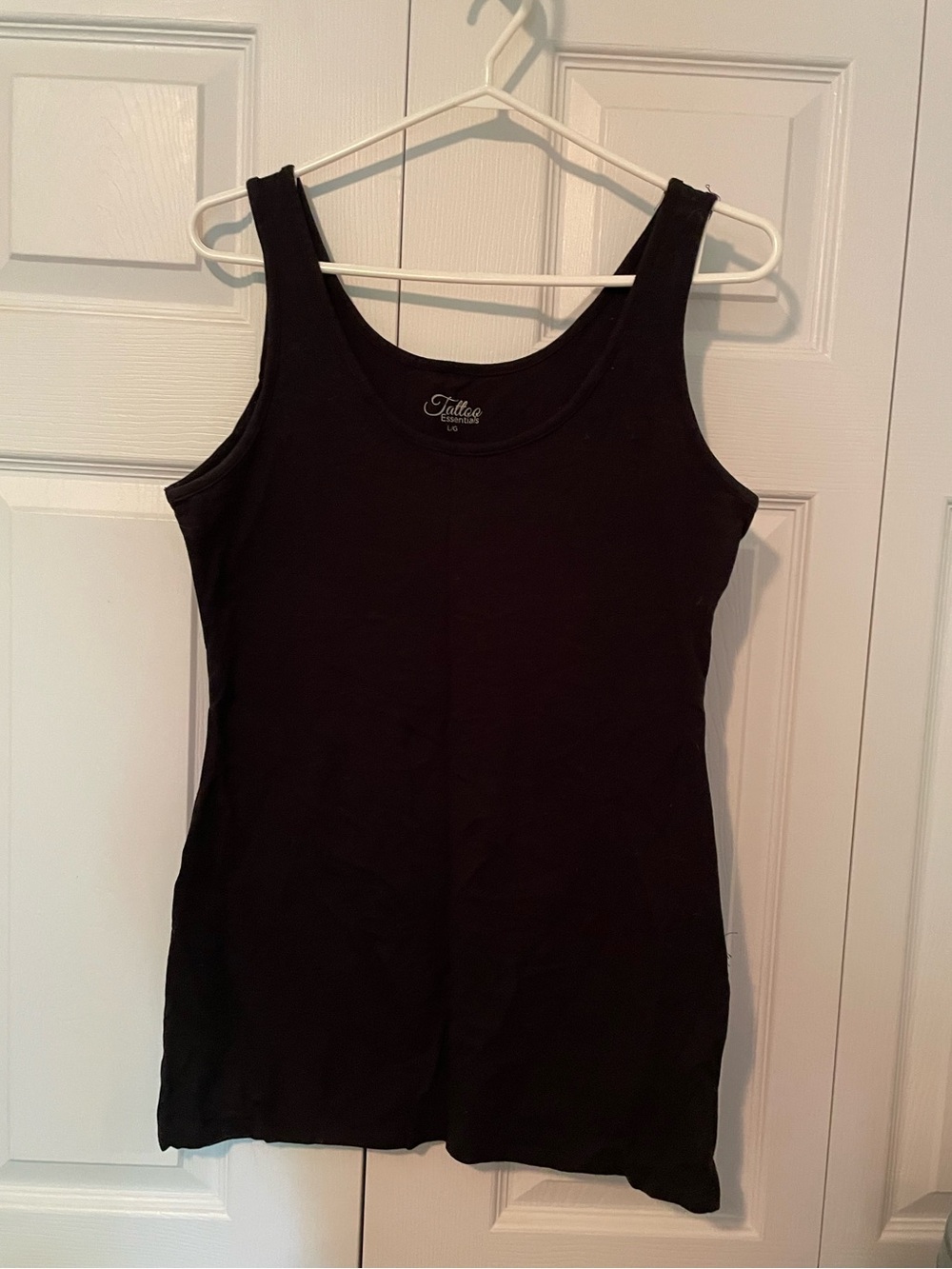 Tattoo Essentials Women's Black Scoop Neck Tank